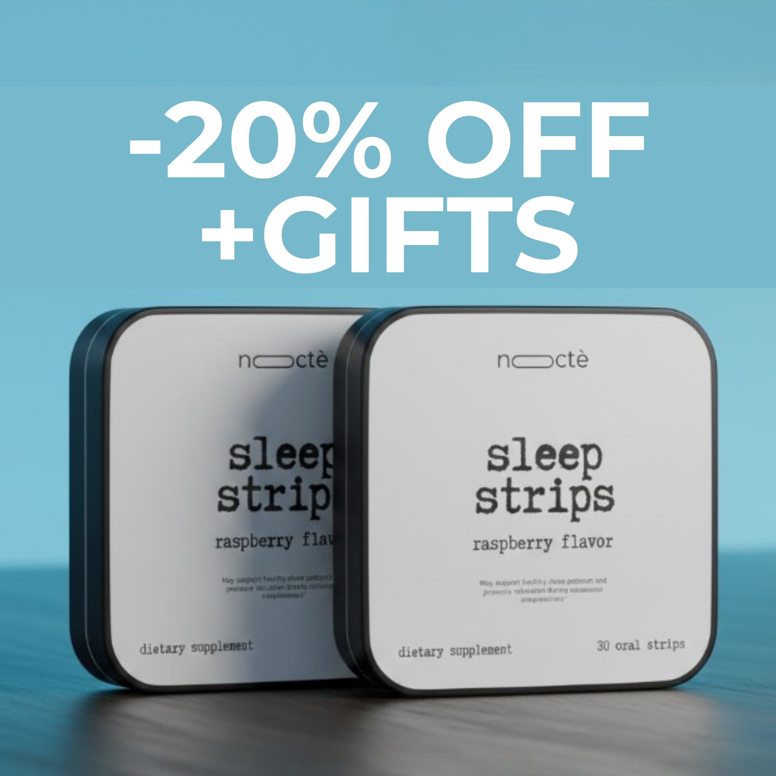 -20% / 2 x Sleep Strips + Free Ebook + Free Playlist