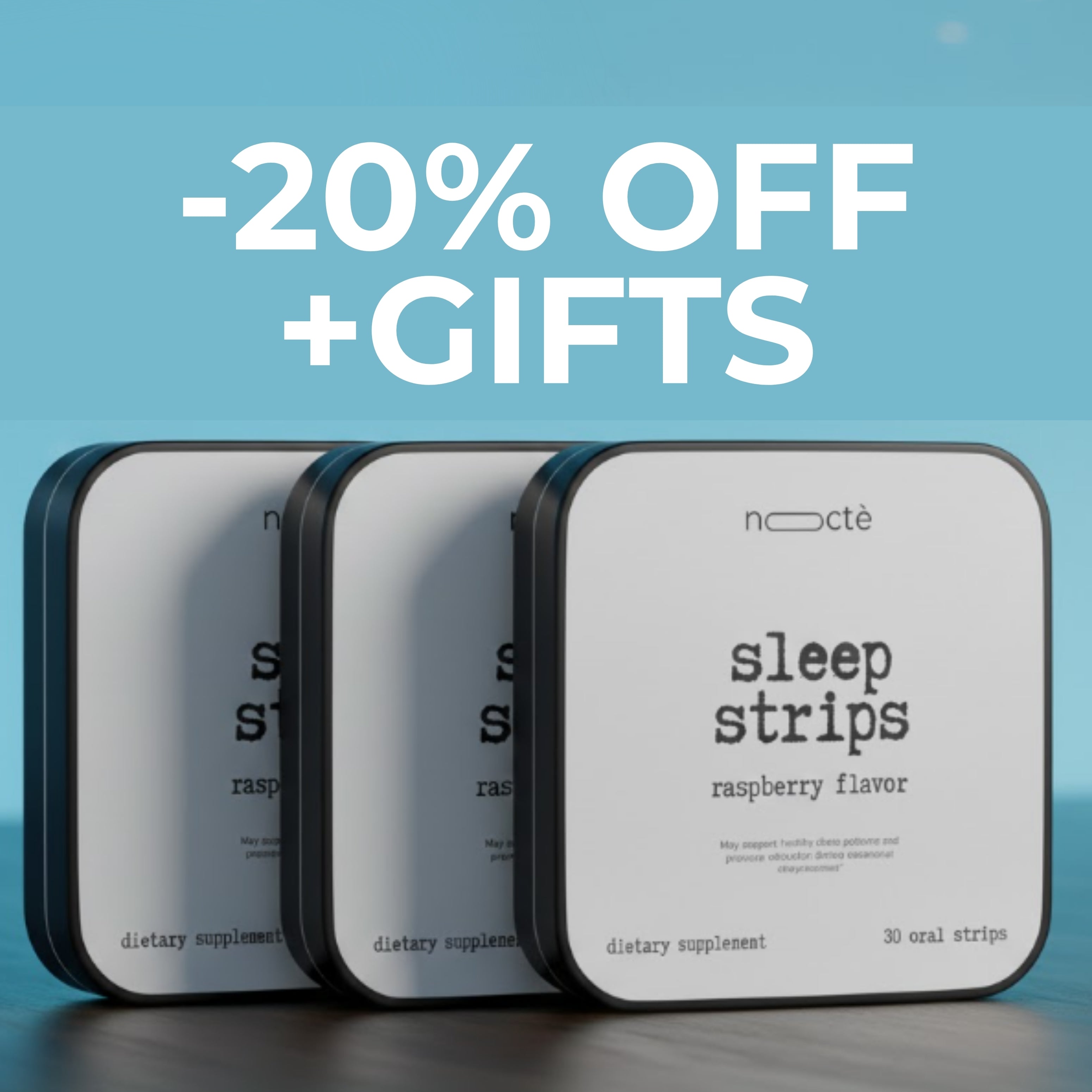 -20% / 3 x Sleep Strips + Free Ebook + Free Playlist + Free Delivery